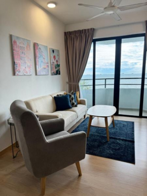 Melaka Pantai Puteri beachfront 2BR CORNER UNIT-WIFI-NETFLIX Kondominium Mutiara Melaka